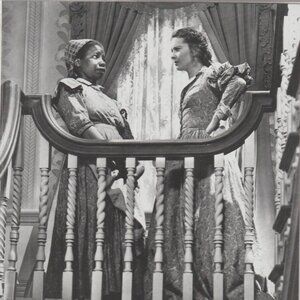 Vintage-Inspired Gone with the Wind Print– Mammy & Scarlett Staircase Still 8x10